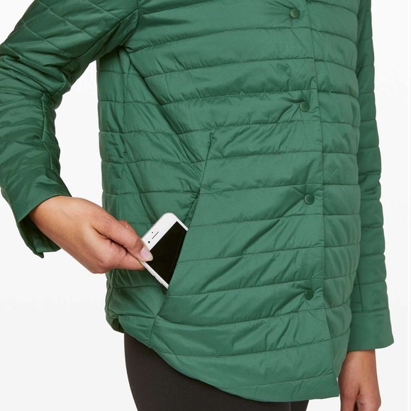 Lululemon Switch Please Shacket Green Reversible Size 10 - Picture 8 of 12